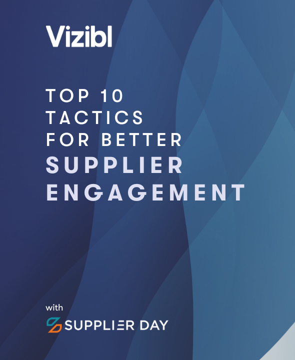Vizibl's top 10 tactics for better supplier engagement – eBook cover