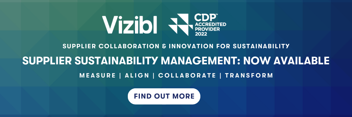 Vizibl Supplier Sustainability Management Now Available1